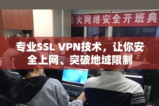 专业SSL VPN技术，让你安全上网、突破地域限制
